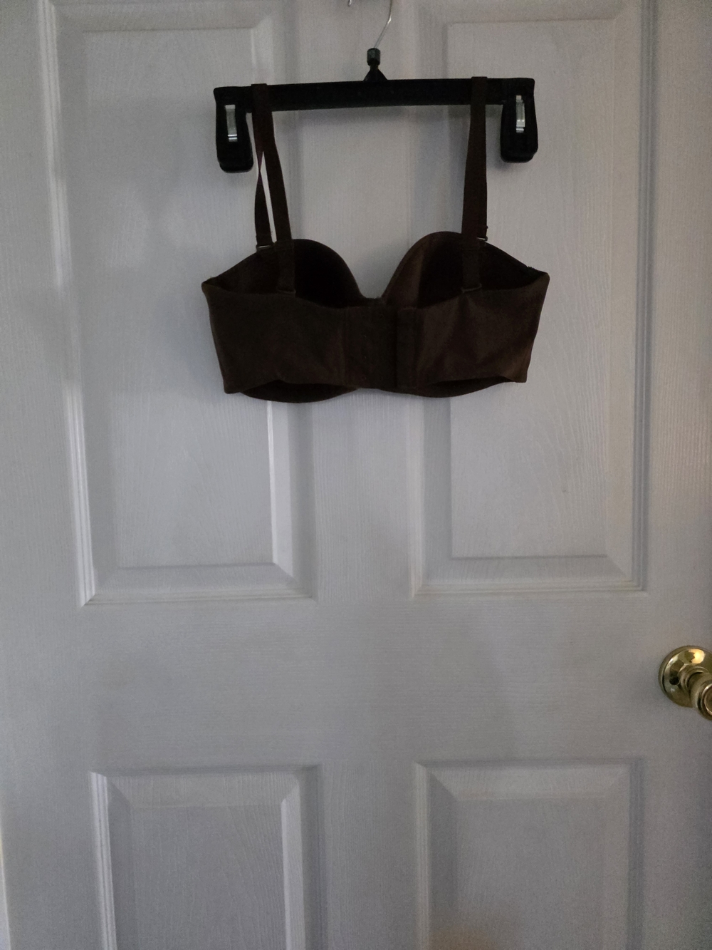 SKIMS Brown Strapless Bra Size 36D with Removable Straps